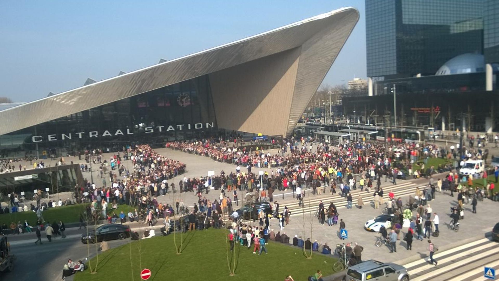 De opening van Rotterdam Centraal Station in 2014