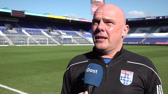 PEC Zwolle-trainer Johnny Jansen mist Namli en Van den Berg: "Juist de jongens die ons aan het voetballen brengen"