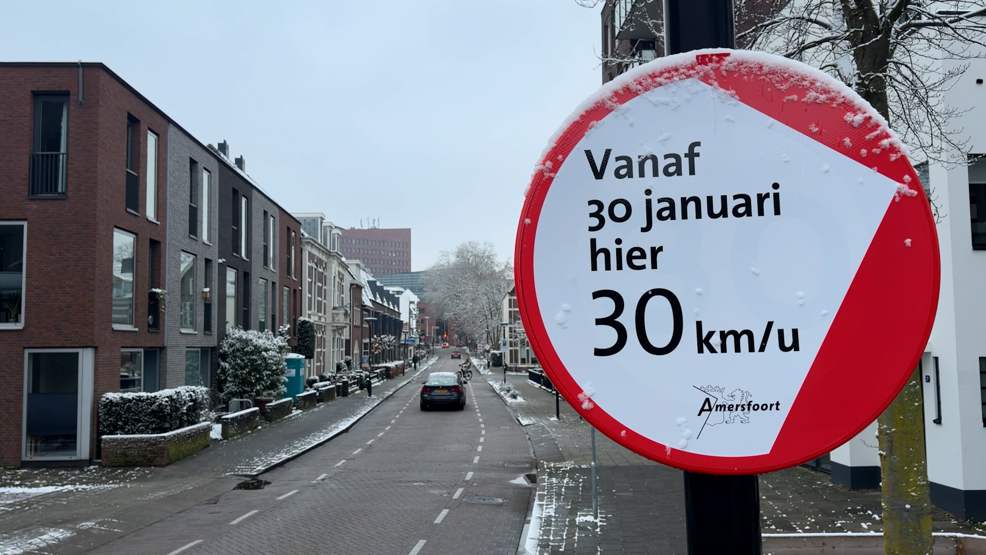 Let op in Amersfoort: bijna overal maximaal 30 kilometer per uur