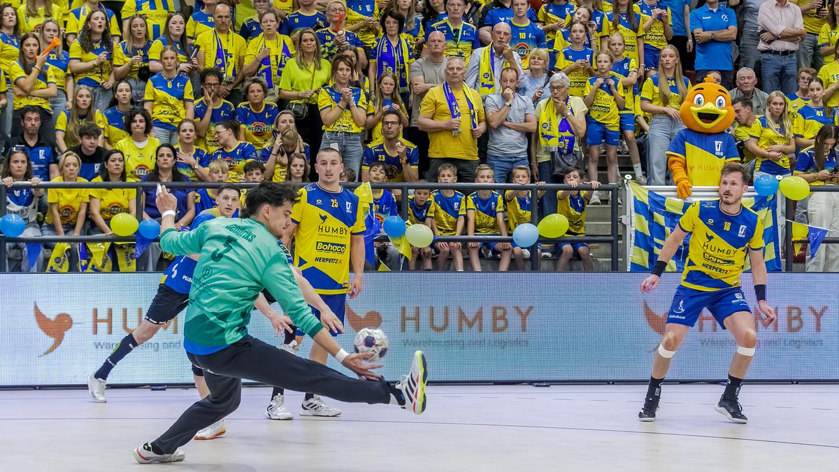 Eindelijk raak voor Bevo: handballers uit Panningen winnen Super Handball League