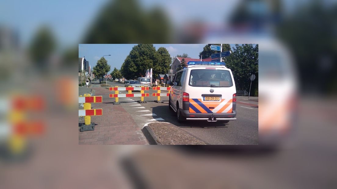 De Steenwijkerweg waard ôfset foar alle ferkear