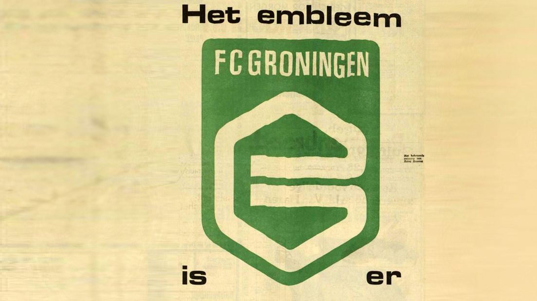 Het oorspronkelijke logo van FC Groningen uit 1971