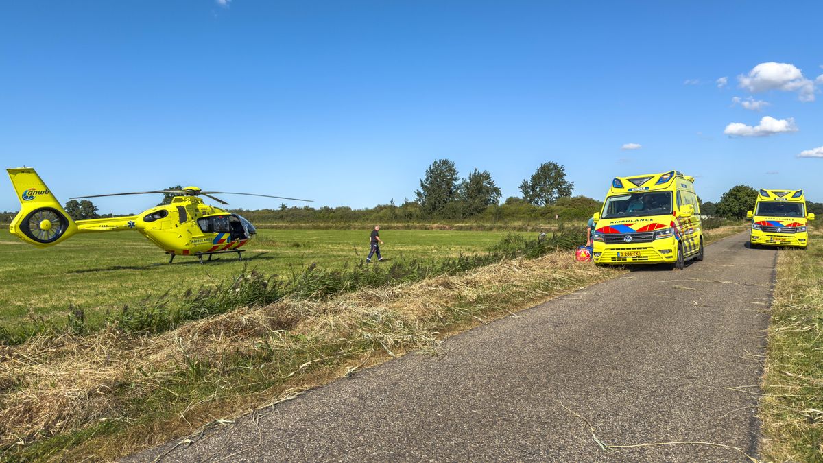 Fietser gewond na valpartij bij Steggerda