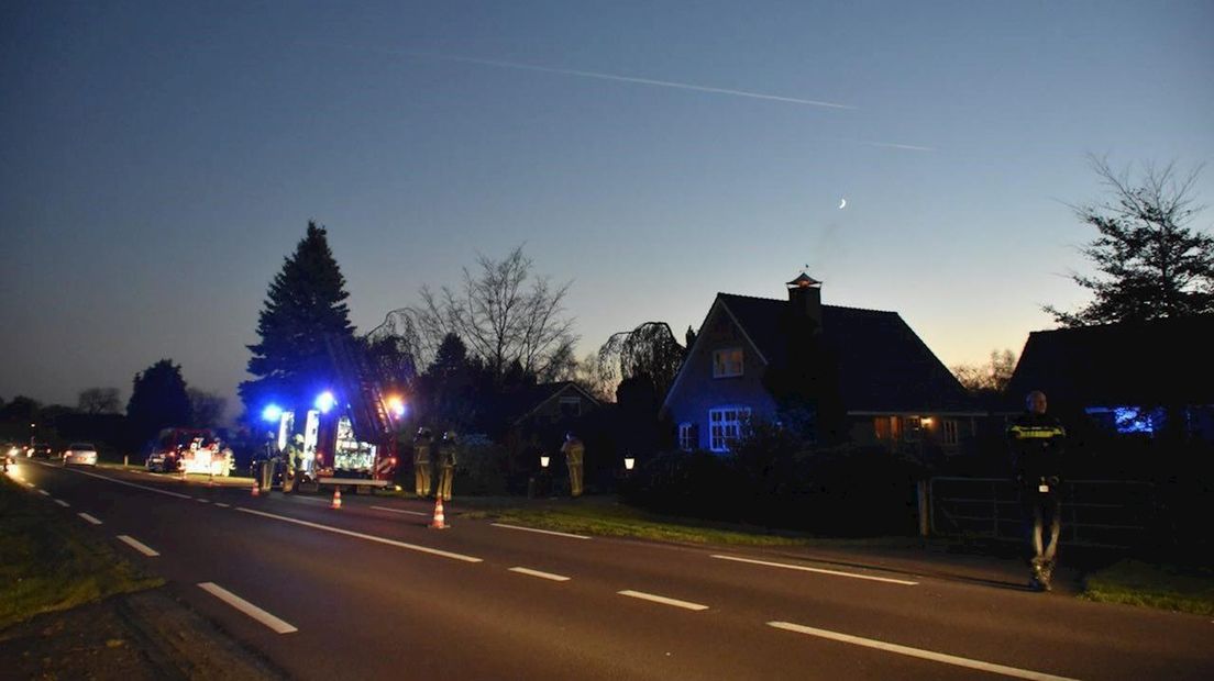 Schoorsteenbrand in Den Ham
