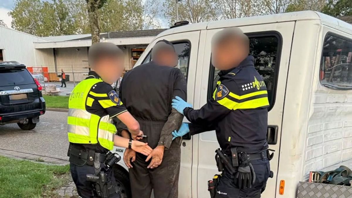 Man (40) op heterdaad betrapt en aangehouden voor stelen kabels Middelburg