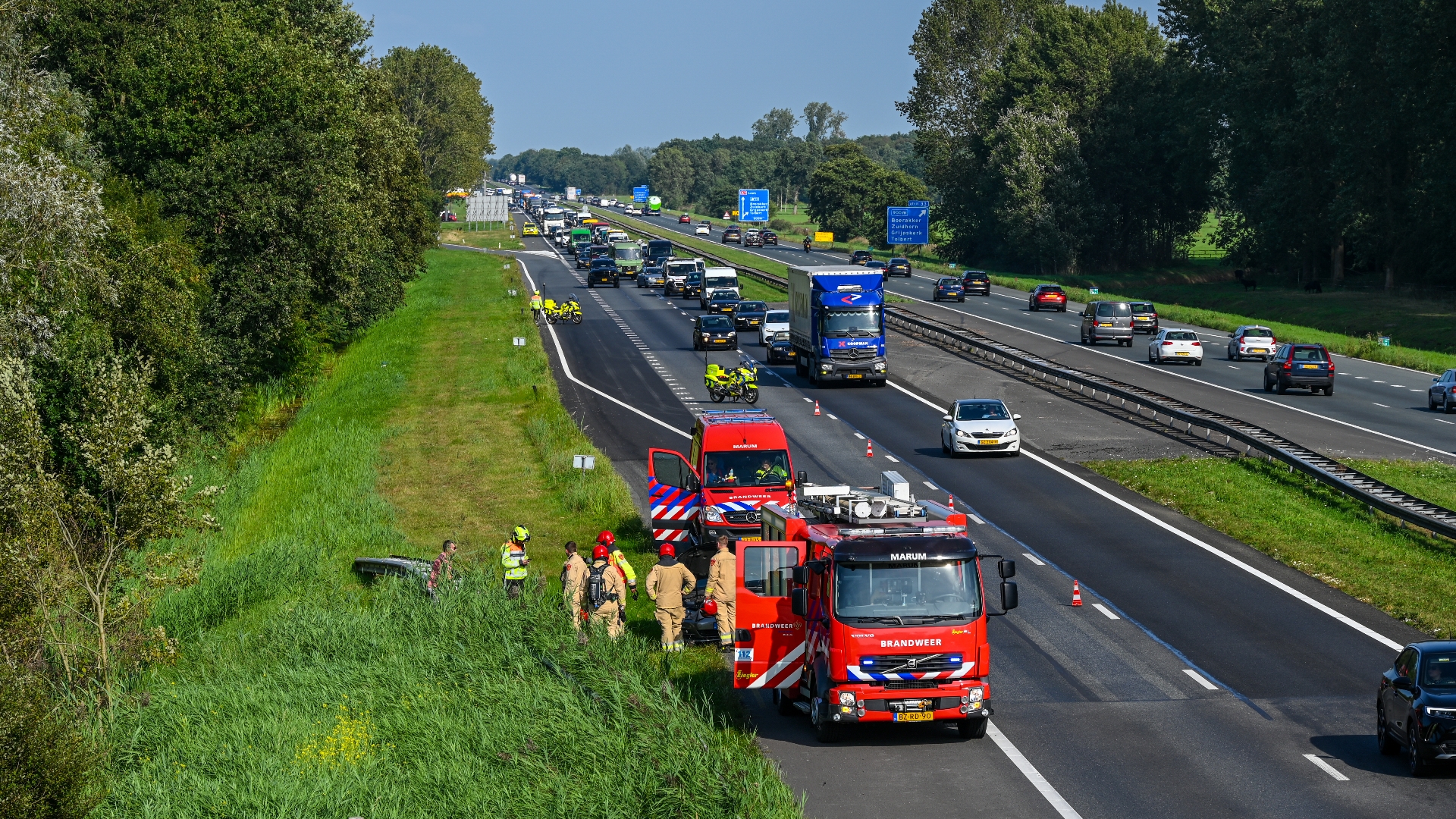 112-nieuws Maandag 11 September: Motorrijder Overleden Na Ongeluk In ...