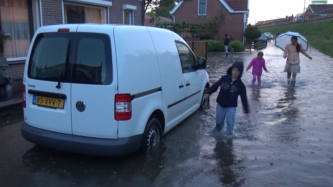 Wateroverlast vorig jaar februari in Yerseke