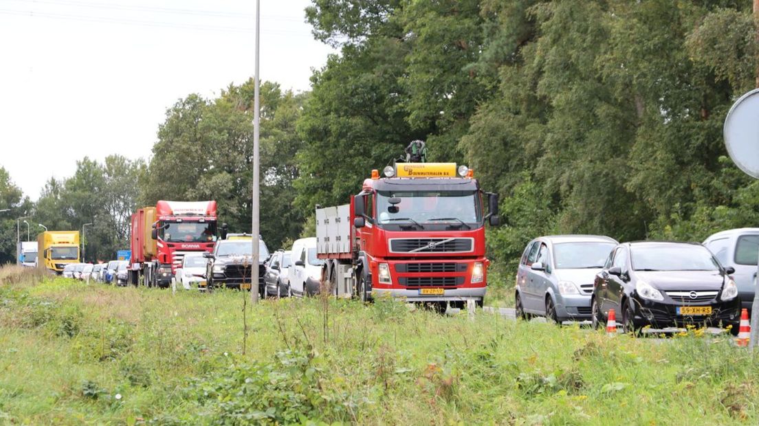 Vertraging in Enschede door aanrijding