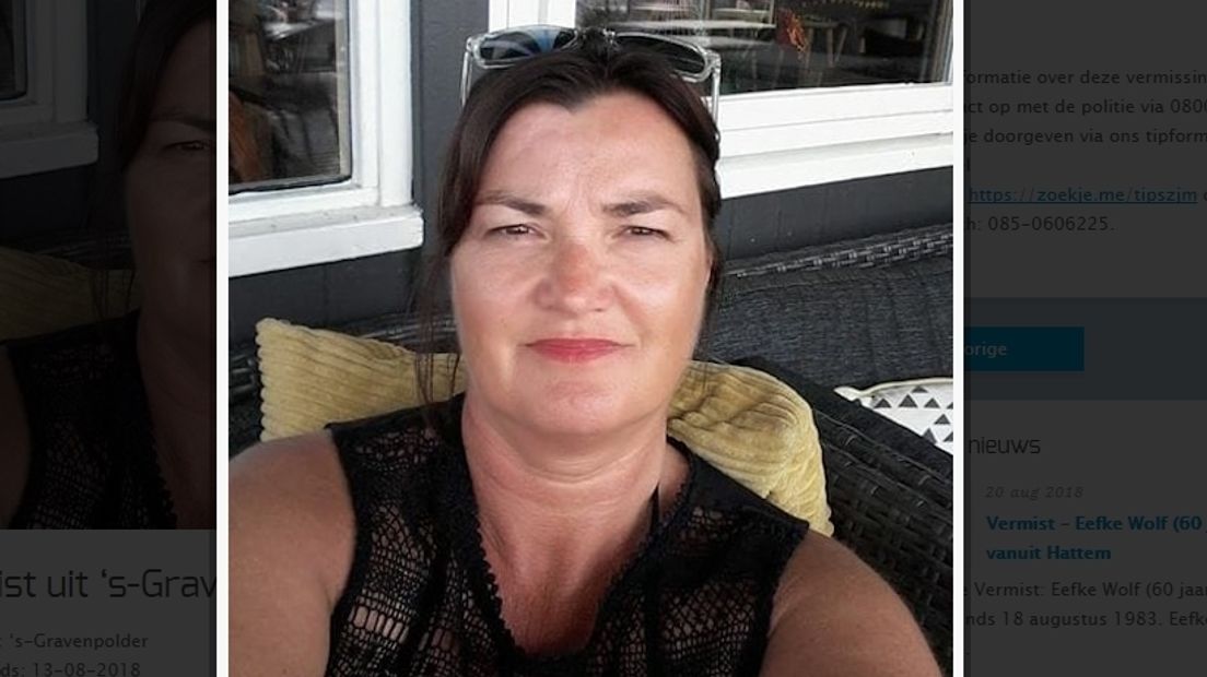 Angelique Raas wordt sinds 13 augustus vermist