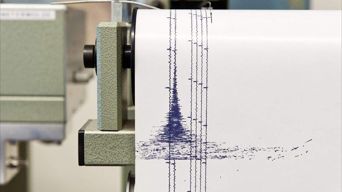 Een seismograaf van het KNMI