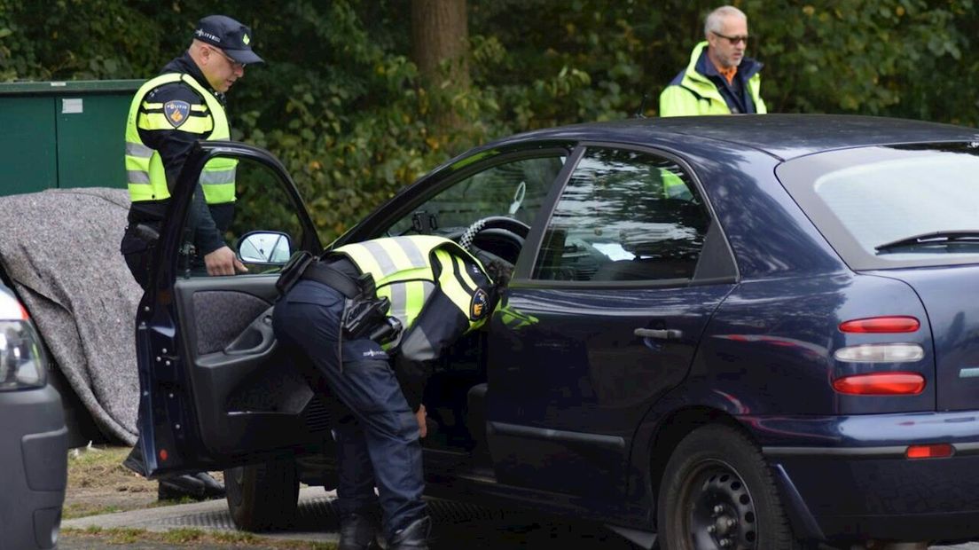 Politiecontrole op A35 bij knooppunt Azelo