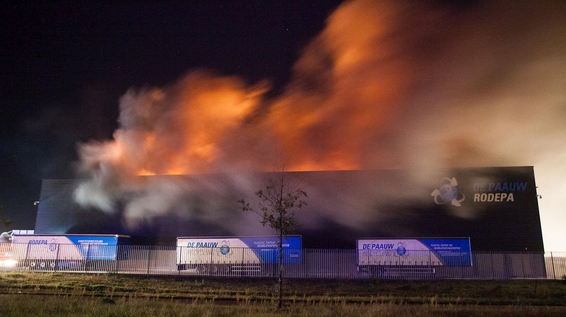 brand bij De Paauw Ropeda