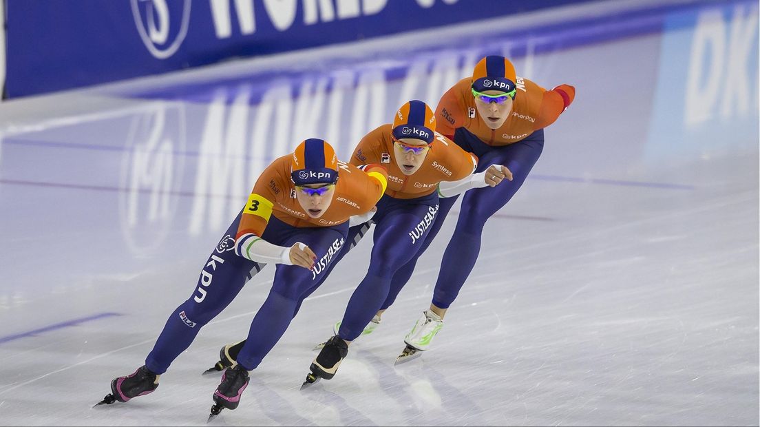 Jorien ter Mors op de relay