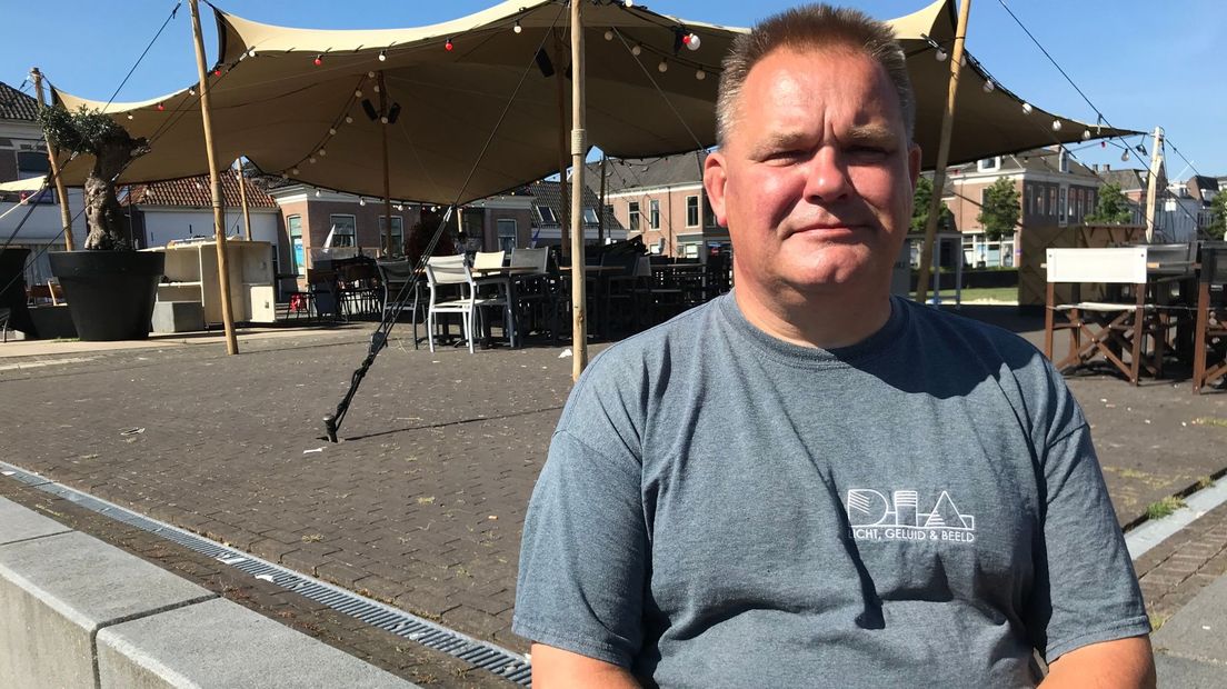 Asser evenementenbouwer loopt tienduizenden euro's mis door niet doorgaan TT (Rechten: RTV Drenthe / Teun van der Velden)