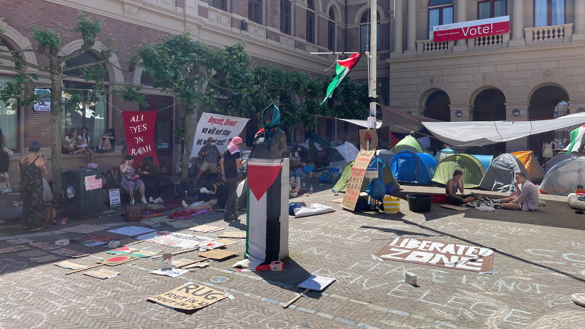 RUG verwacht geen 'Amsterdamse toestanden' bij demonstratie
