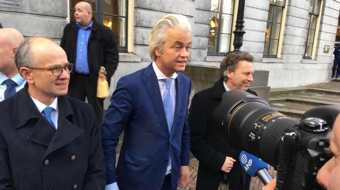 Archieffoto, Wilders bezoekt Utrecht in 2017.