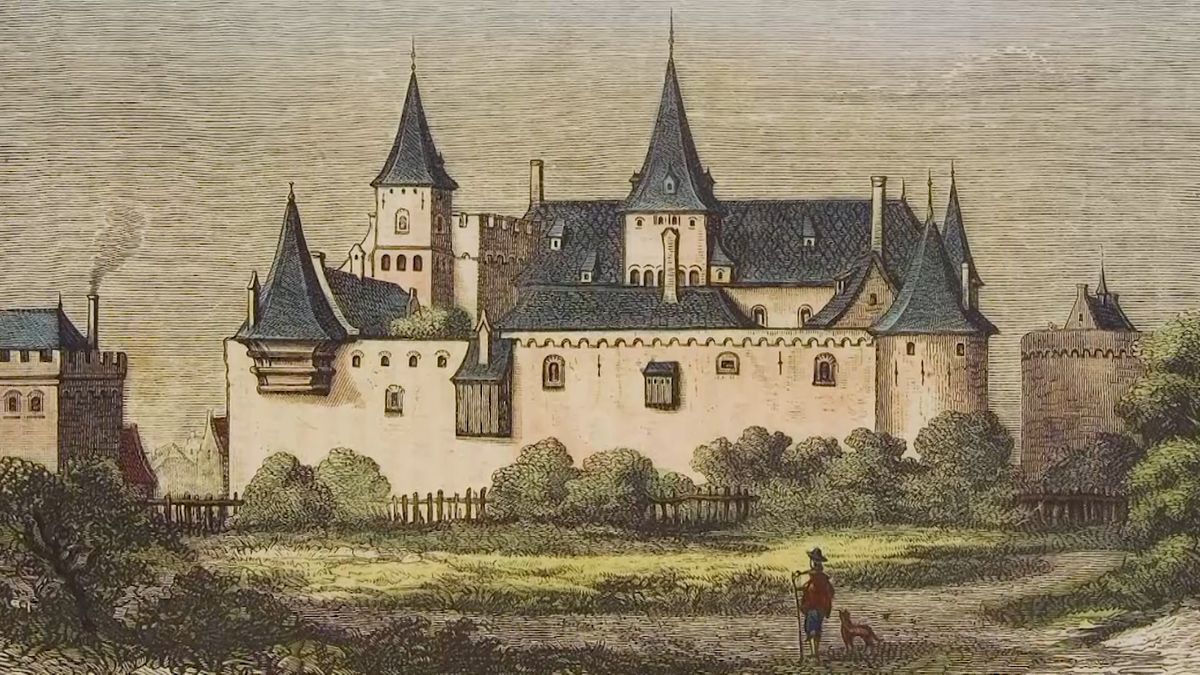 In Lobith stond een enorm kasteel, maar nu is er slechts een poortje over