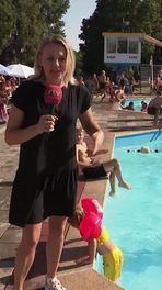 Genieten van de warmte