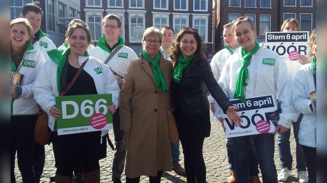 D66 wie yn Ljouwert foar it referindum oer Oekraïne