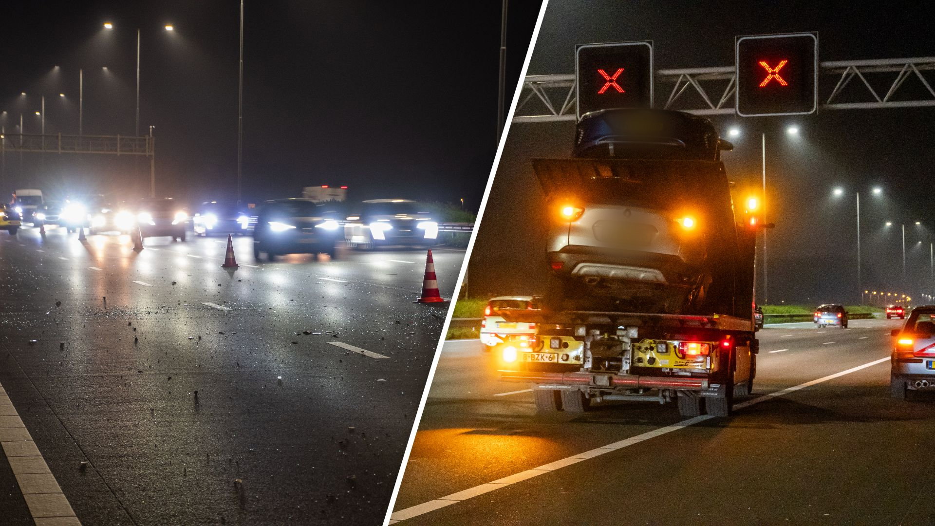 Auto slaat meerdere keren over de kop op A12 bij Harmelen