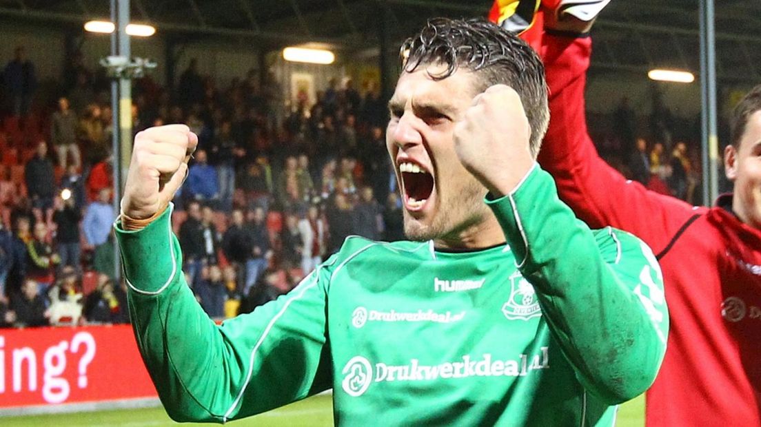 Mickey van der Hart keepte een goede wedstrijd