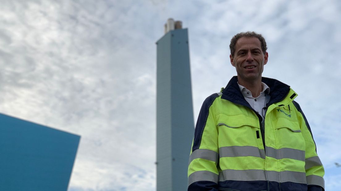 Bert Frowijn, directeur innovatie en projecten bij Twence, is trots dat er een grote CO2-afvanginstallatie wordt gebouwd