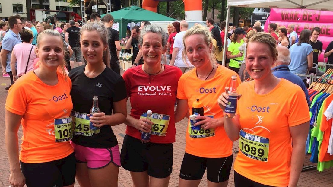 Het was warm, maar de finish is gehaald