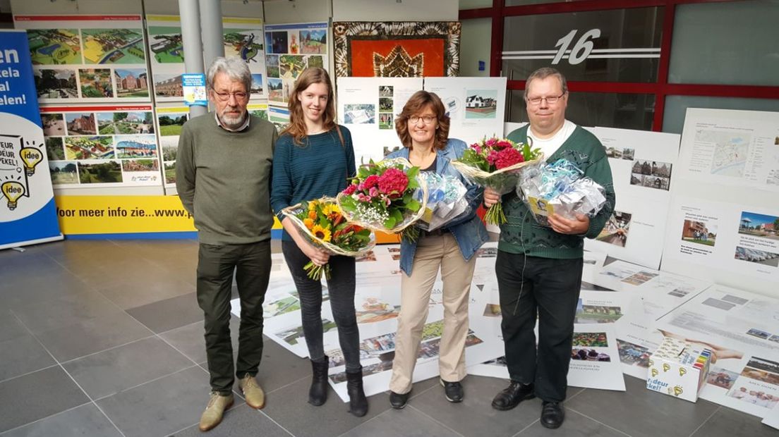 Hennie Hemmes, Astrid de Boer, Inge Dekker en Dick ten Cate