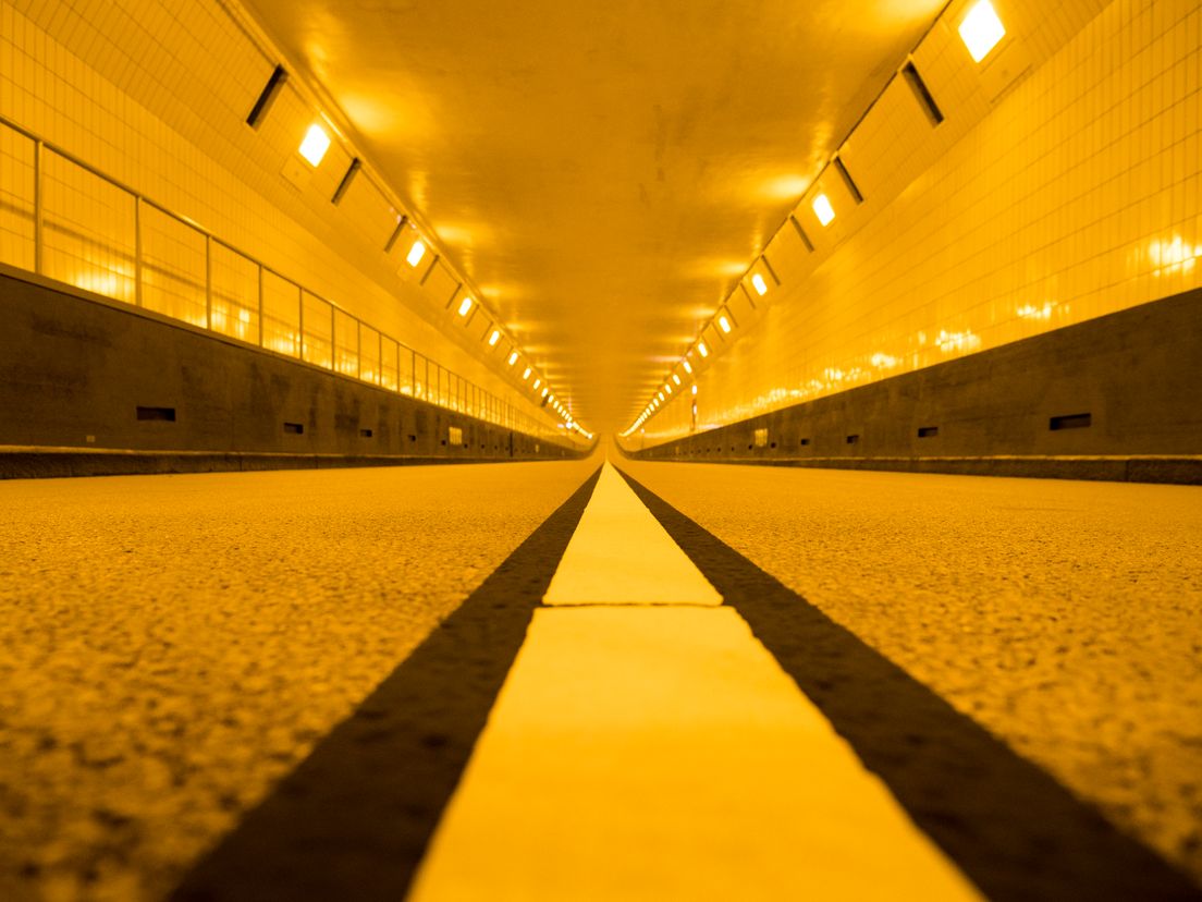 Renovatie eerste buis Maastunnel afgerond (ANP - Piroschka van de Wouw)