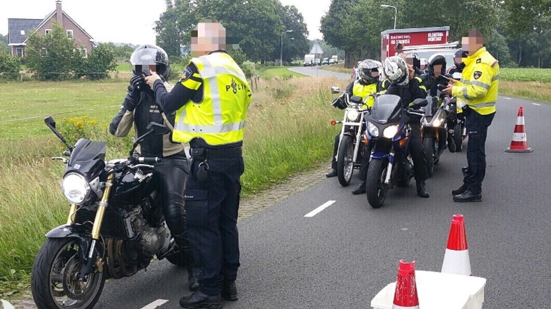 De politie gaat extra controleren op alcohol tijdens de TT (Rechten: Team Verkeer Noord Nederland)