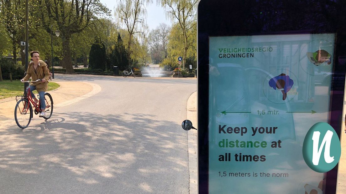 'Keep your distance at all times', luidt de heldere boodschap