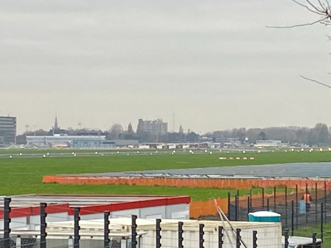 Start- en landingsbaan Rotterdam Airport