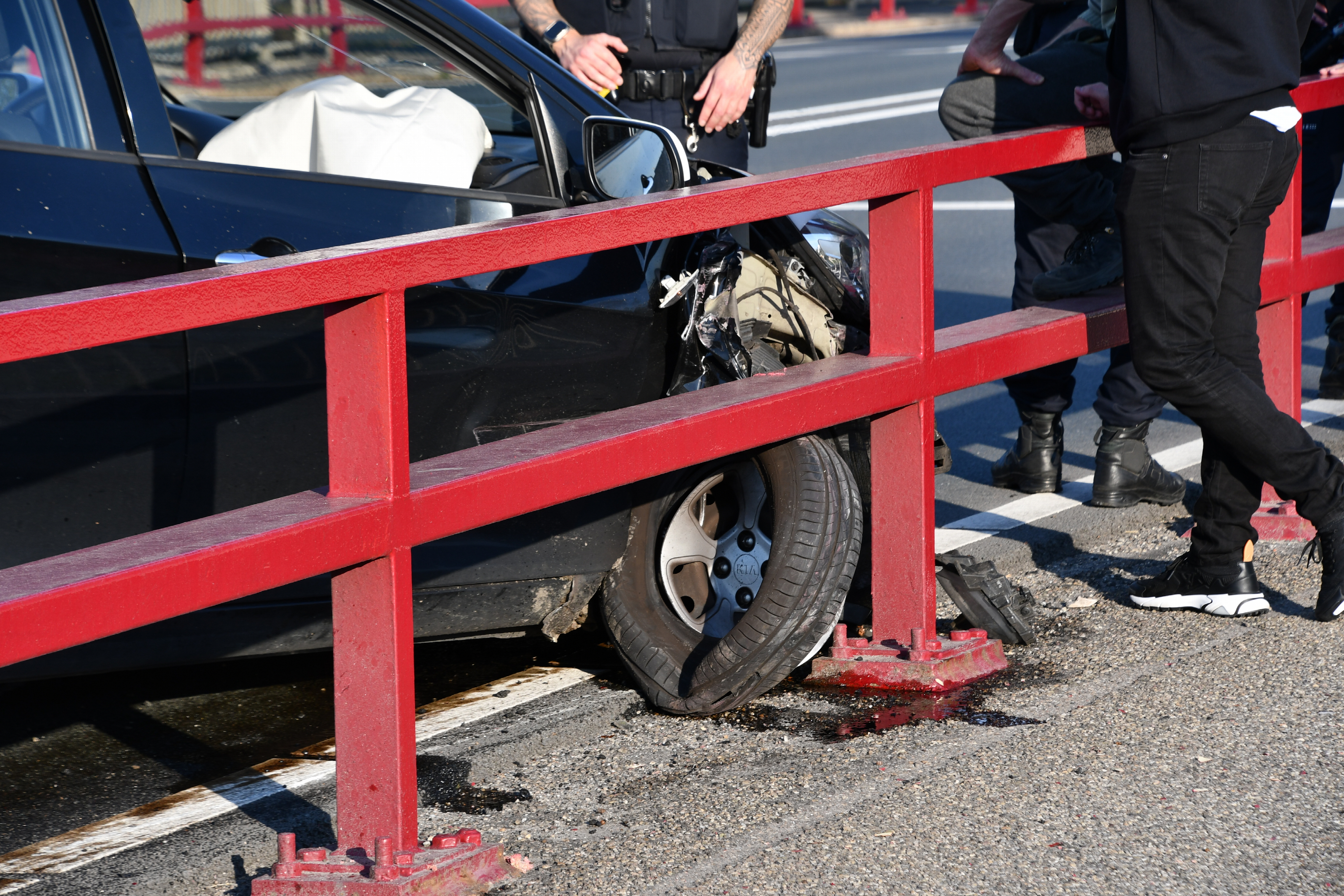 Forse schade aan auto