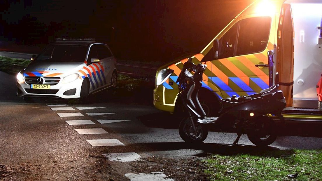 Scooterrijder gewond geraakt bij eenzijdig ongeval in Den Ham