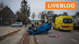 Vermiste man is terecht • auto slaat over de kop