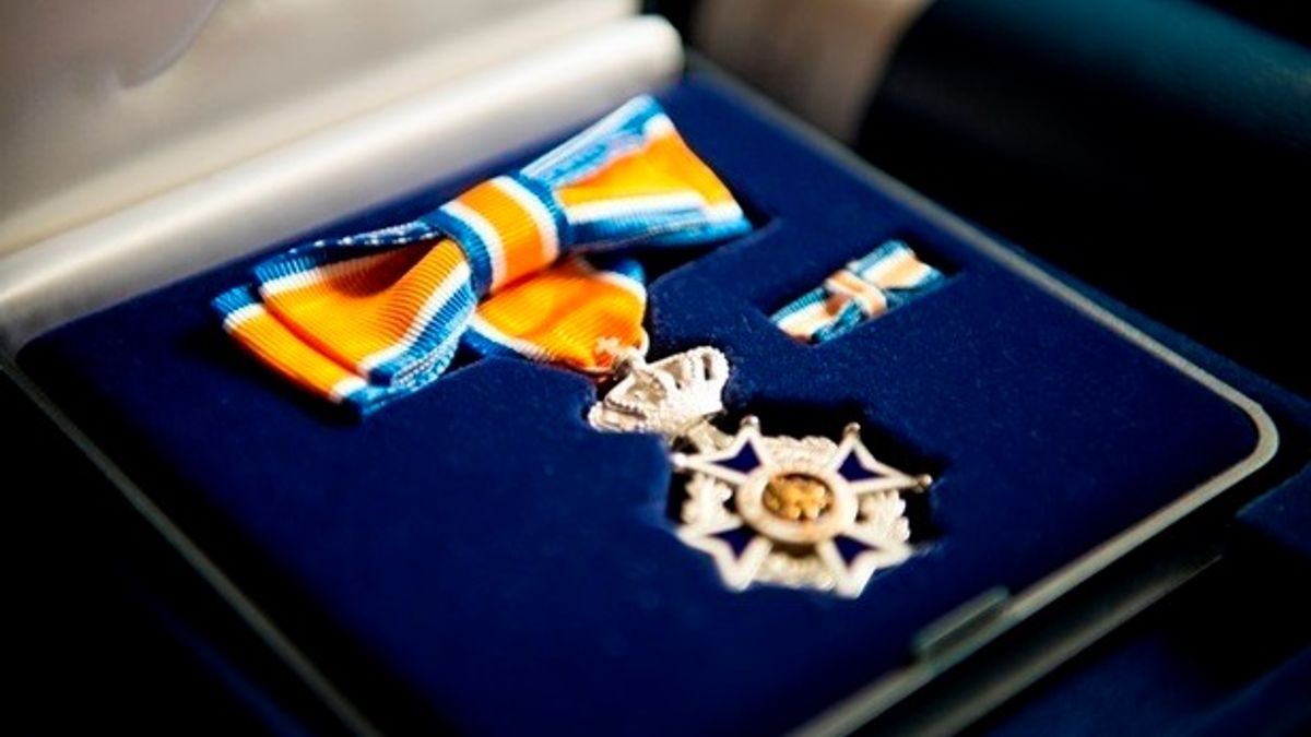 Koninklijke onderscheiding voor Maurits van Geel uit Nijensleek