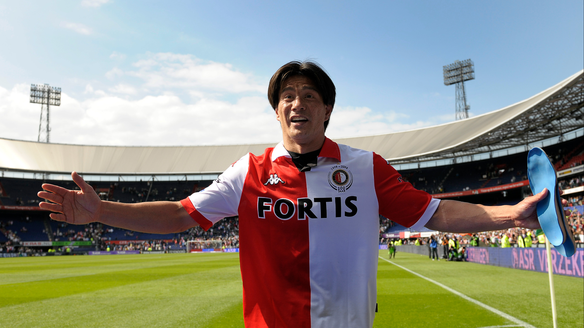 Michael Mols in De Kuip.