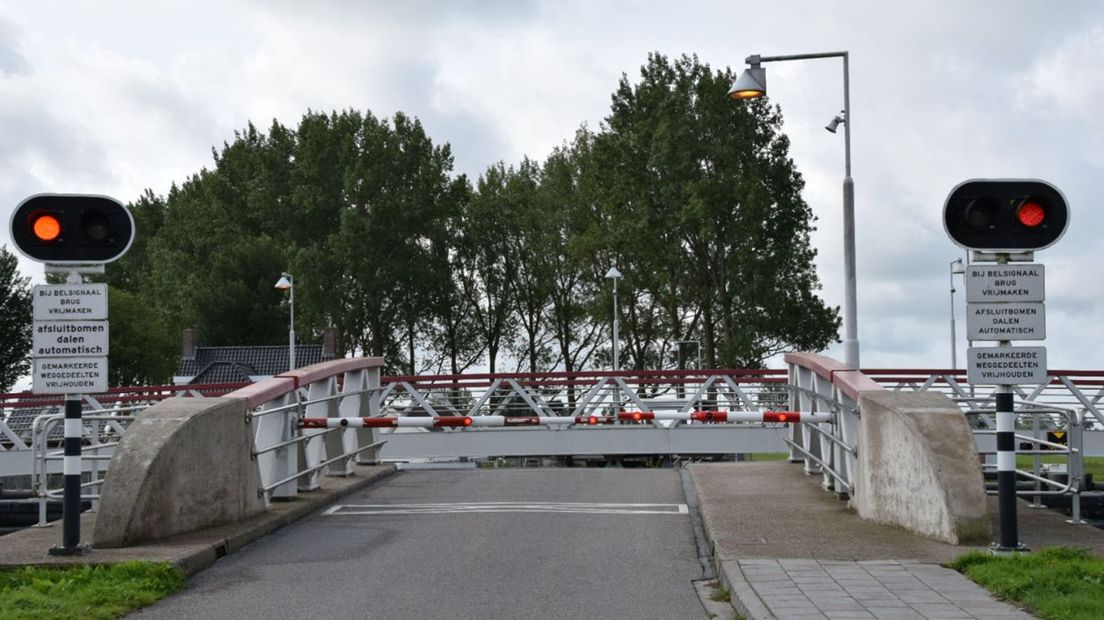 De brug kampt met een storing