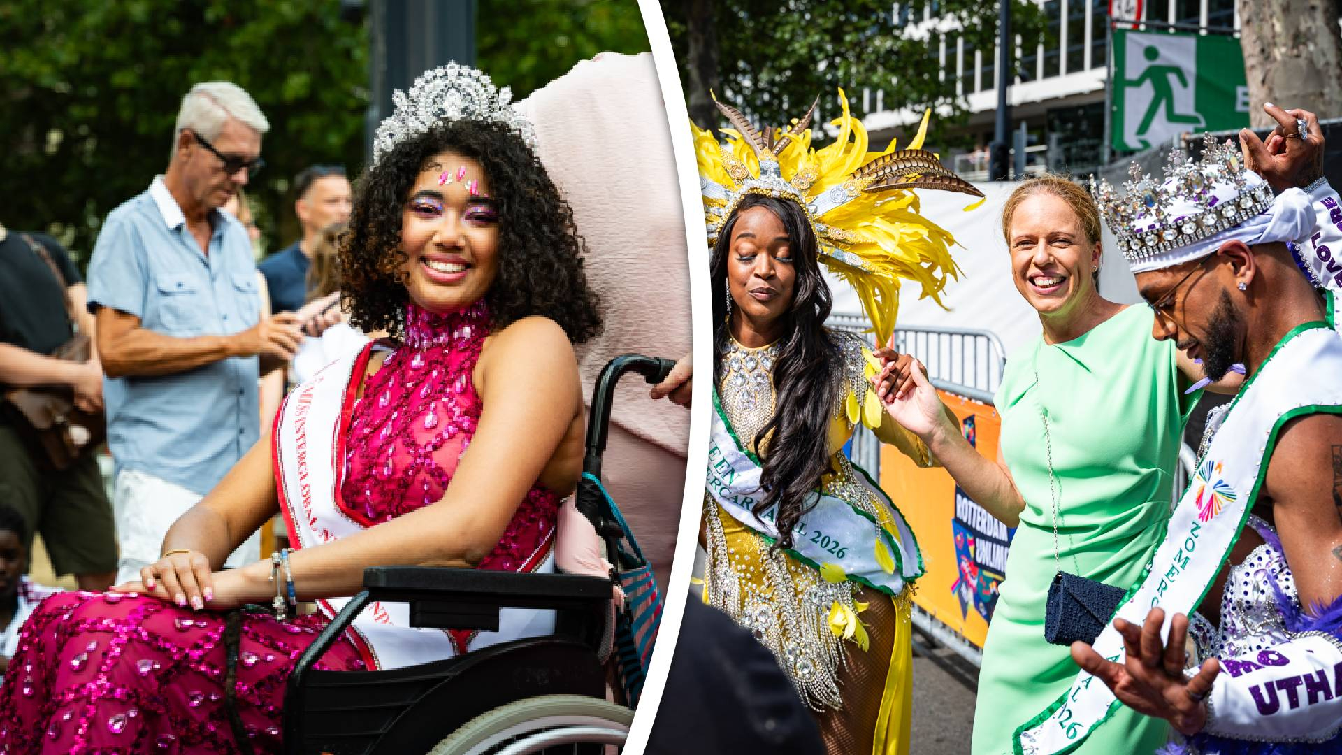 Chaera doet met straatparade mee en burgemeester Schouten geniet van Zomercarnaval