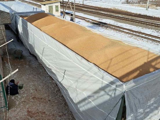 Grote partij maïs van handelaar Lansingerland staat te verpieteren in een trein op grens van Oekraïne met Polen