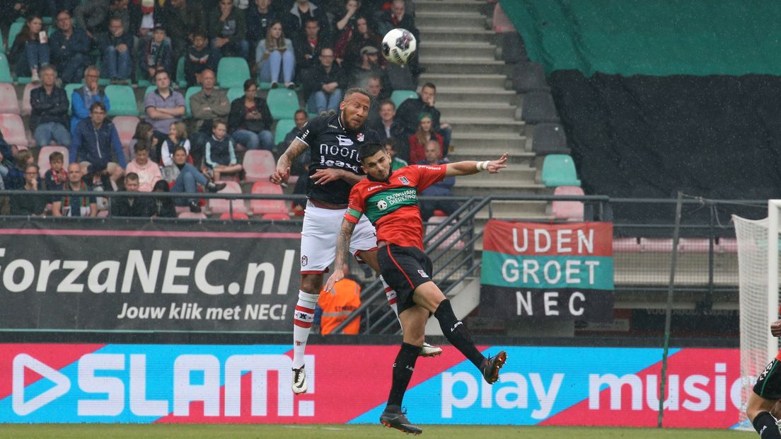 Josimar Lima in de halve finale van de play-offs tegen NEC (Rechten: Gerrit Rijkens)