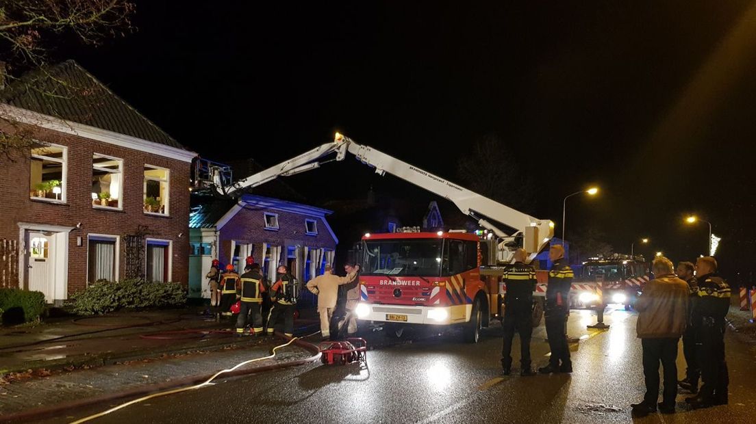 De brand aan de Meint Veningastraat in Hoogezand