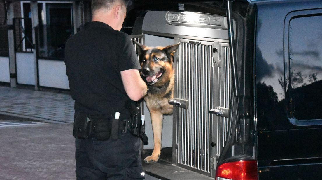 Politiehond wordt ingezet bij onderzoek