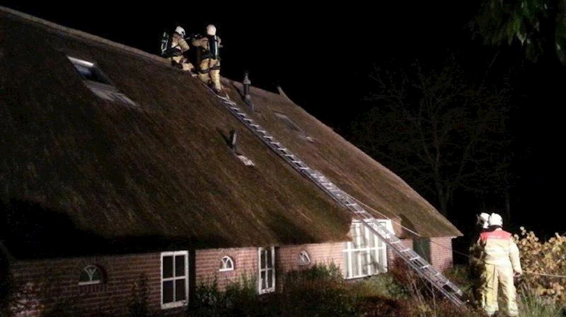 Schoorsteenbrand in Dalfsen