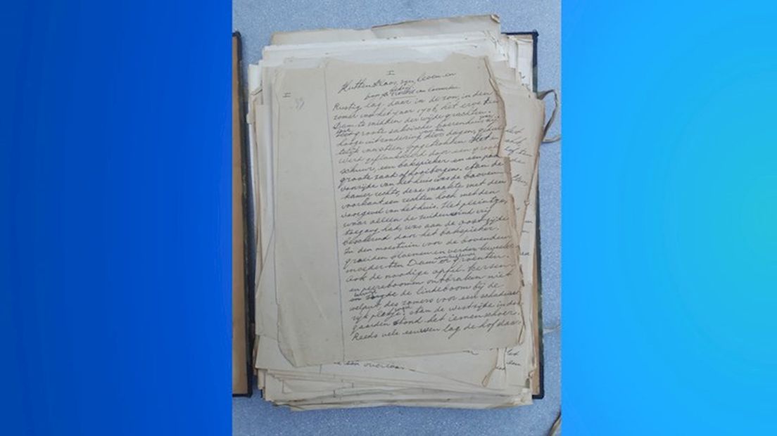 Het handgeschreven manuscript van Huttenkloas