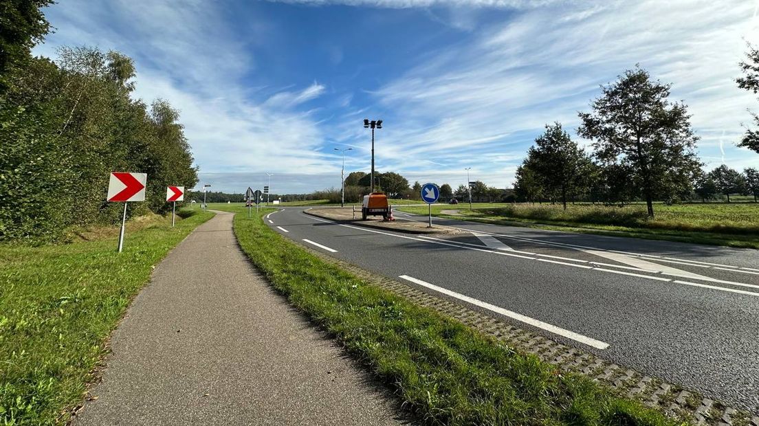 De botsing gebeurde op de Raalterweg bij Schalkhaar
