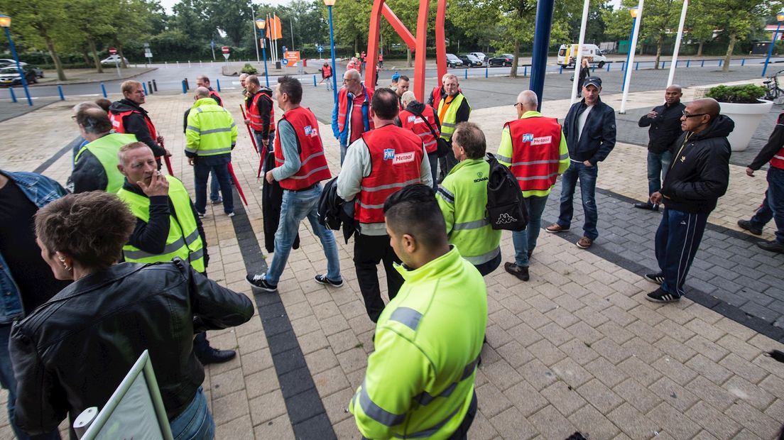 Staking in de IJsselhallen in Zwolle