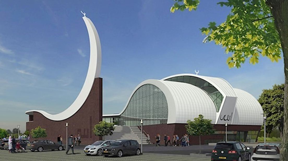 Het ontwerp van de nieuwe moskee
