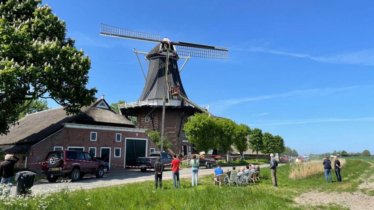 Bijzondere reparatie aan molen De Hoop in Garsthuizen: 'We houden wel van een uitdaging'