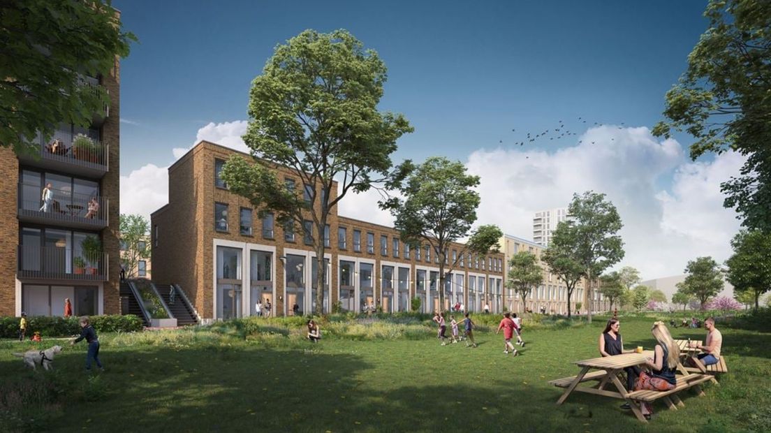 Het nieuwbouwproject Podium in Vathorst.